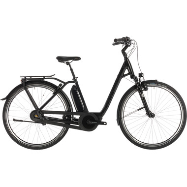 Bicicleta de paseo eléctrica CUBE TOWN HYBRID EXC RT 500 WAVE Negro 2019 0